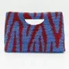Oliphant Beaded Handbag- Singita Red Blue