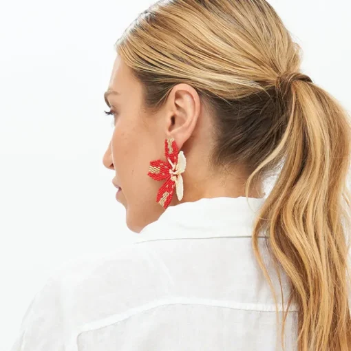 Oliphant Kauai Earrings- Red