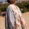 Oliphant Mandarin Balloon Top- Provence Blue
