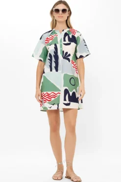 Oliphant Pocket Dress- Riviera Sage