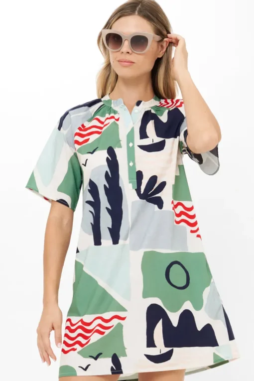 Oliphant Pocket Dress- Riviera Sage
