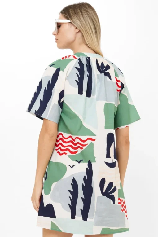 Oliphant Pocket Dress- Riviera Sage
