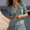 Oliphant Smocked Drop Mini- Cypress Jade