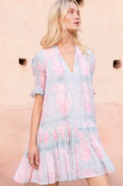 Oliphant Smocked Drop Mini- Samode Green