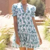 Oliphant Smocked Drop Mini- Toscana Green