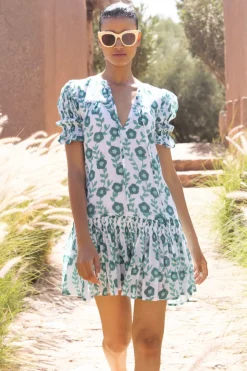 Oliphant Smocked Drop Mini- Toscana Green