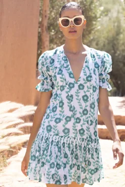 Oliphant Smocked Drop Mini- Toscana Green